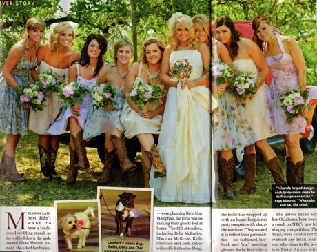 blake shelton miranda lambert wedding. wedding was pulled off by one