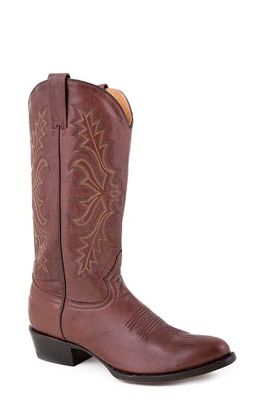 Mens Stetson Brown Handburnished Ficcini Boot