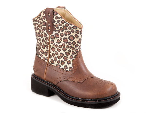 Toddlers Roper Brown Leopard Animal Print