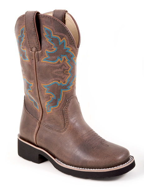 Toddler's Roper Brown Faux Pull-Up Boot
