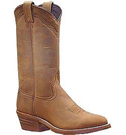 Mens Abilene Distressed Brown Cowboy Boot