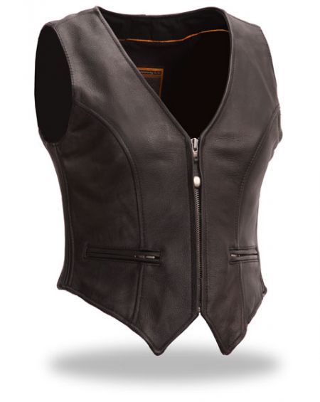 Leather Vest Ladies