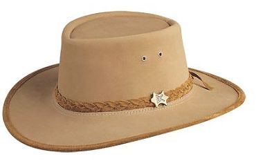 Mens Stockman Suede Camel BC Hat