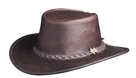 Hat n the Pouch Brown Oily BC Hat