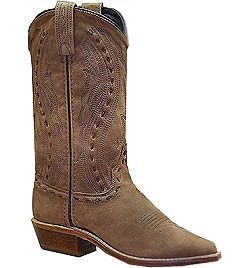 Womens Abilene Sand Nubuck Western Cowgirl Boots