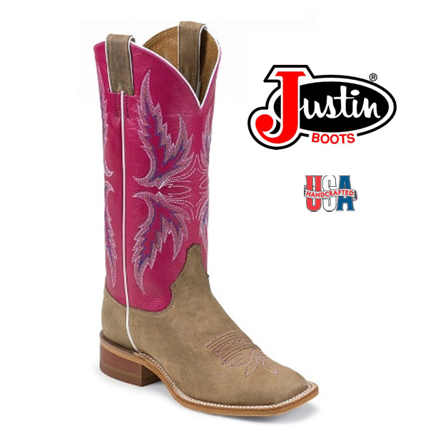 justin bent rail tan road
