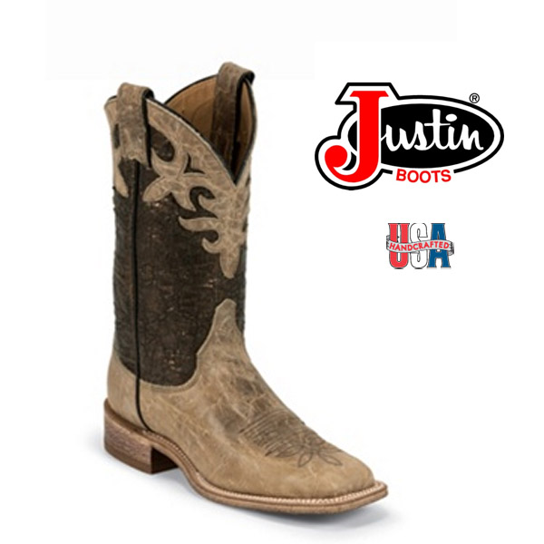 Women's Justin Bent Rail ANTIQUE BEIGE COWHIDE BRL318