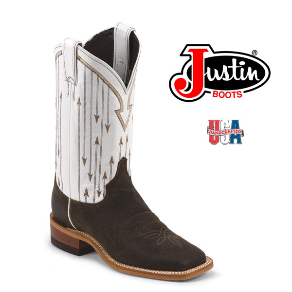 Women's Justin CHOCOLATE MESQUITE COWHIDE BRL352