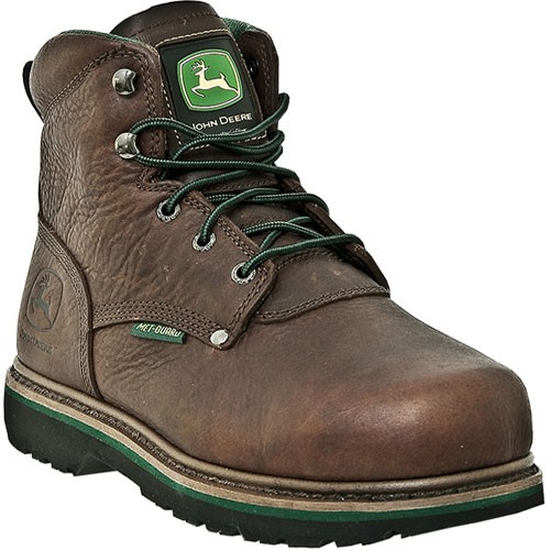 Womens John Deere 6" Steel Toe Internal Met Guard Lace-Up