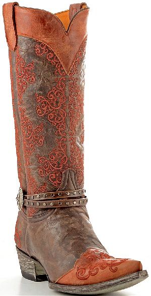 Womens Old Gringo Boots Inese Chocolate