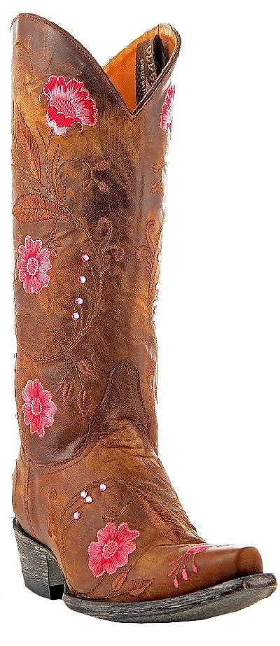 Womens Old Gringo Boots Julie Brass
