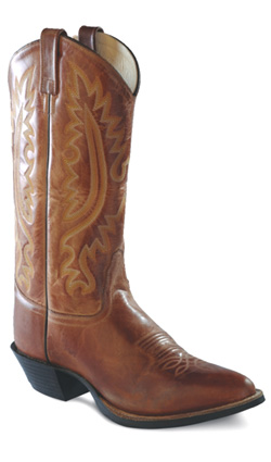 Old West Beige Cowboy Boot