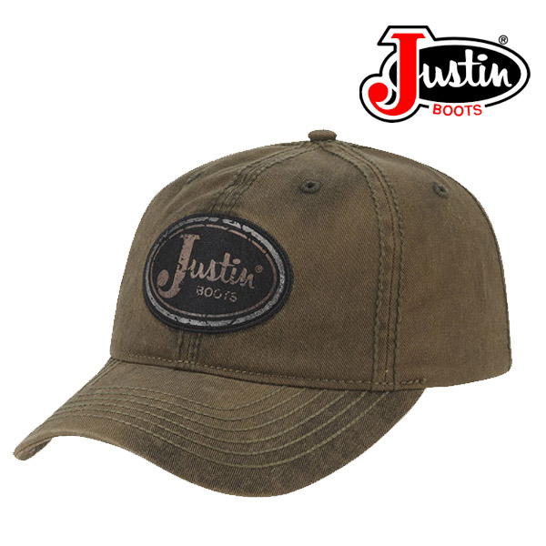 Justin Boots RUSTIC OLIVE LOGO Cap PDG73489