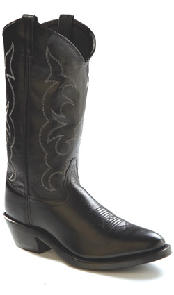 Old West Black Work Boot