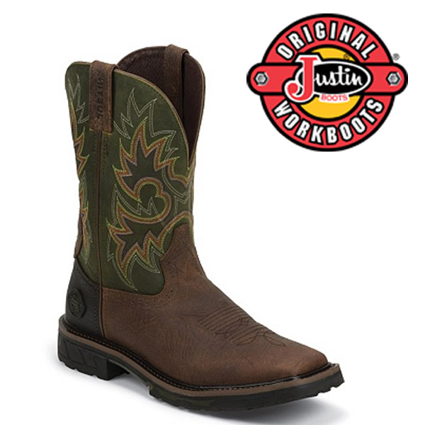 Men's Justin Boots Original RUSTIC BARNWOOD WK4942