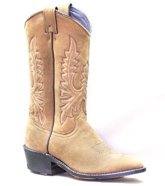 Womens Pink Leather Abilene Boot