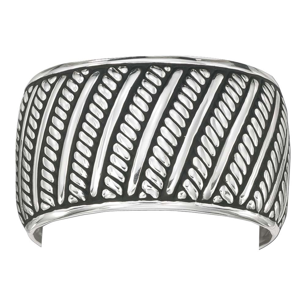 Silver Antiqued Rope and Rails (BC1046)
