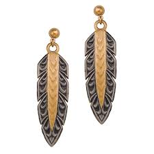 New Classics Hawk Feather Dangle Earrings (ER1011NCF)