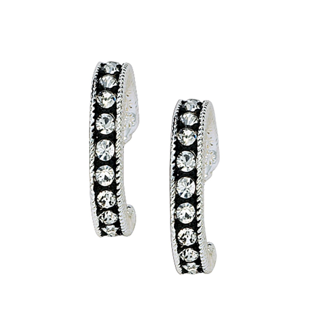 Crystal Shine Cuff Earrings (ER1132)