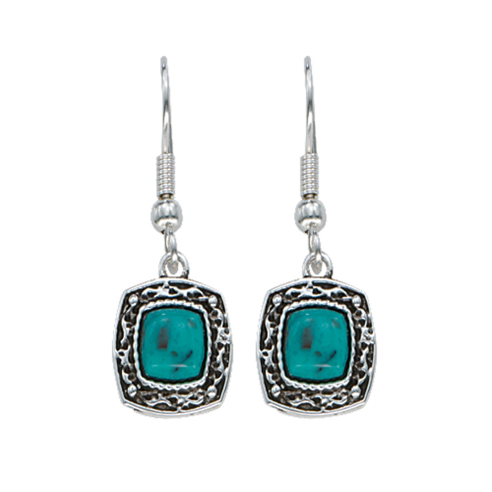 Blue Earth Turquoise Drop Earrings (ER1263)