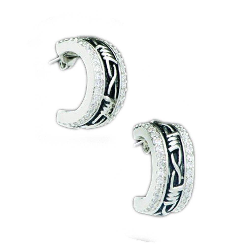 Vintage Charm Rancher's Daughter Cuff Earrings (ER1316CZ)