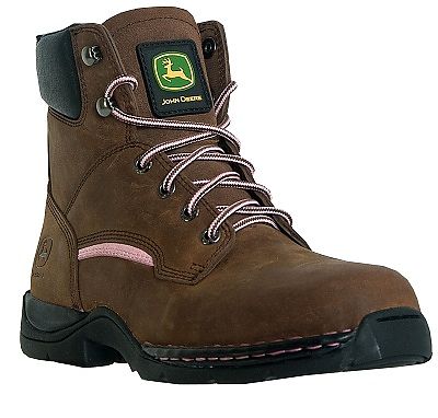 Womens John Deere Lightweight Steel Toe Hiker