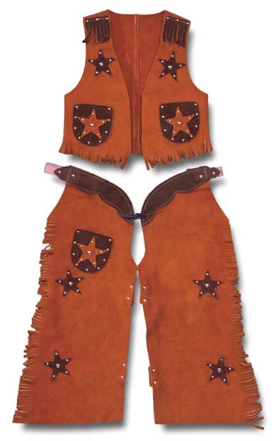 Kids Cowboy Chaps and Vest