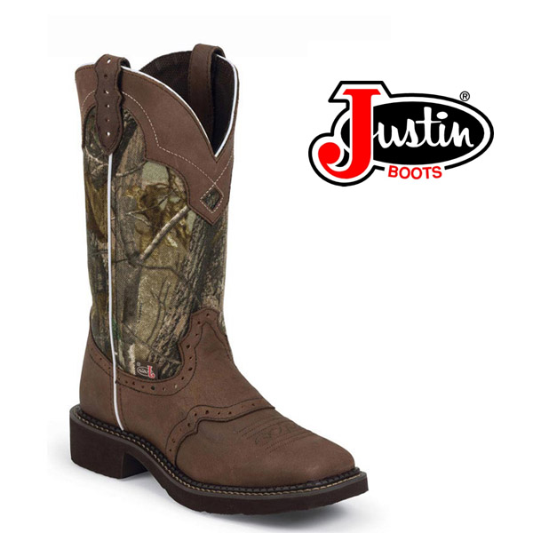 Women's Justin Gypsy Bay Real Tree Camo Cowboy Boots L9609
