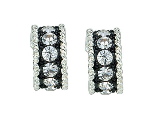 Crystal Shine Small Hoop Earrings (ER1032)
