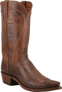 Mens Lucchese 1883 Tan Burnished Ranch Hand Boots