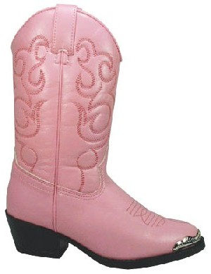 Smoky Boots Childrens Western Boots Pink