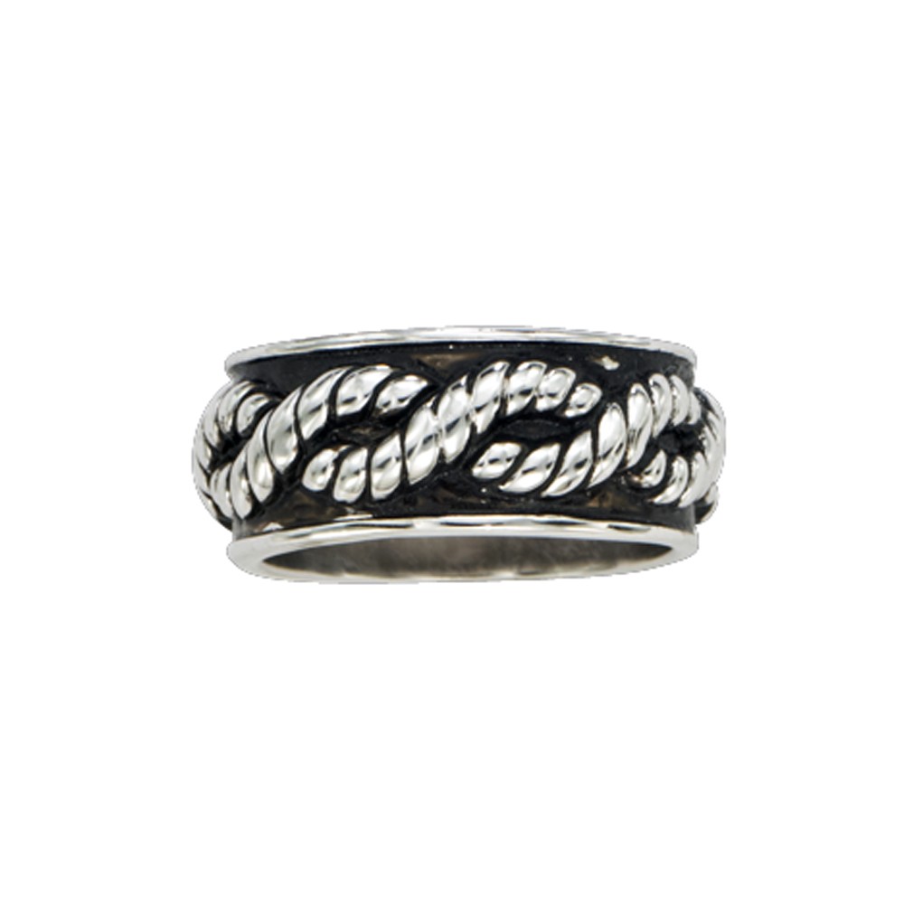 Braided Rope Band Ring (RG43)