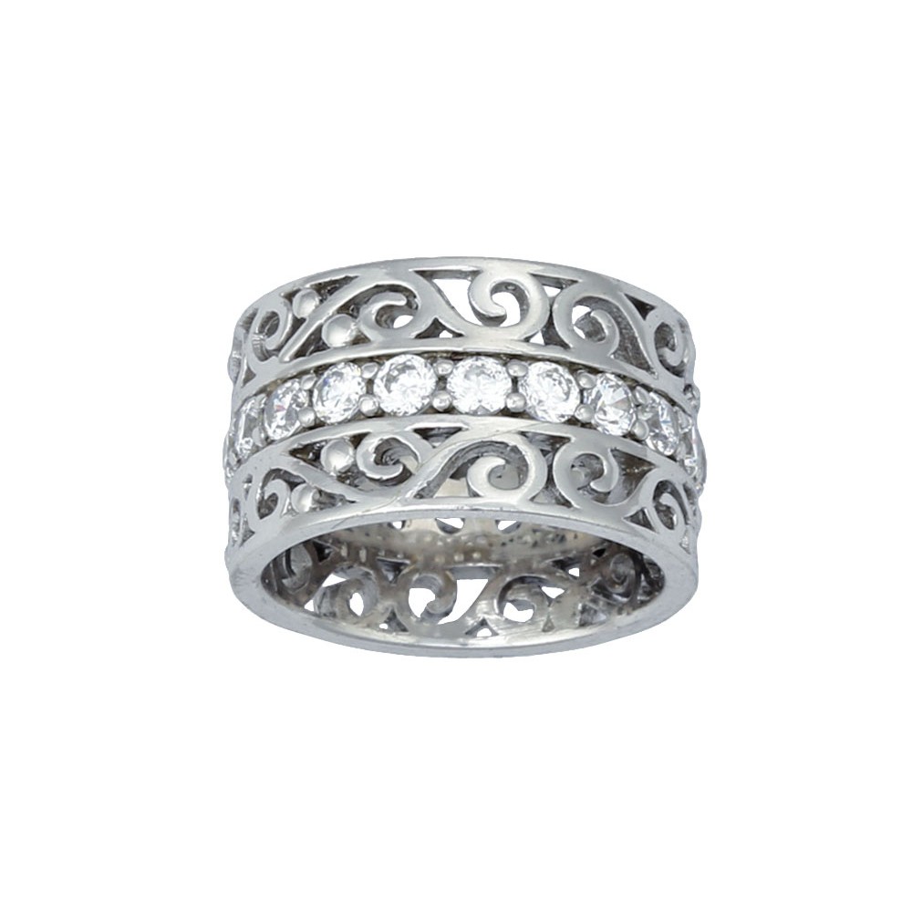 Wide Filigree Band Ring (RG47)