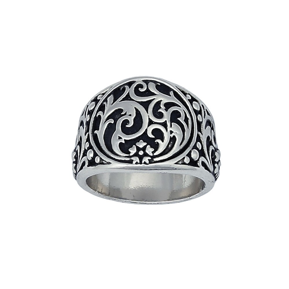 Western Deco Silver Filigree Ring (RG50)
