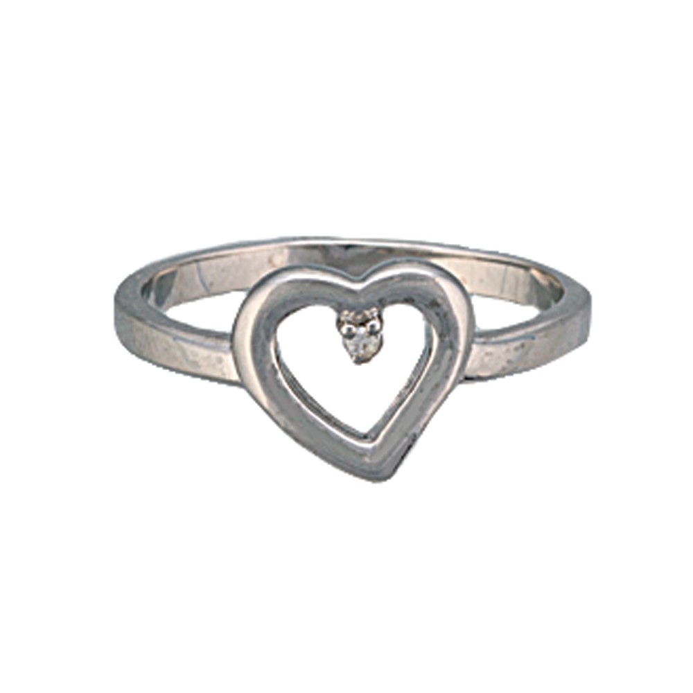 Heart Set on You Silver Ring (RG71)