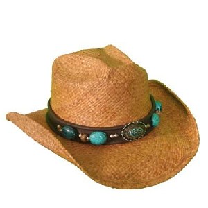 Shady Brady Turquoise Band Hat