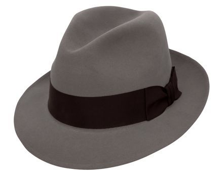 Stetson Saxon Felt Hat Grey