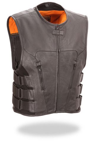 Adjustable Leather Vest