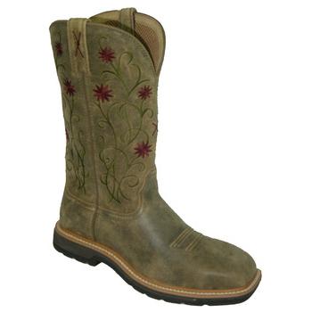Womens Twisted X Light Cowboy Work Bomber (STEEL TOE)