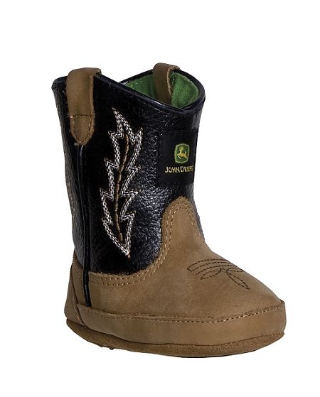 Infants John Deere Boots in Black