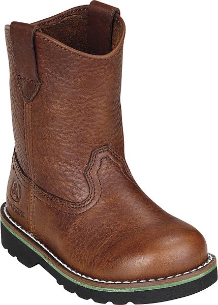 Toddlers John Deere Boots in Brown