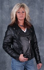 Leather Jacket with Braid