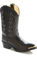 Old West Children's Black Western Kids Boot