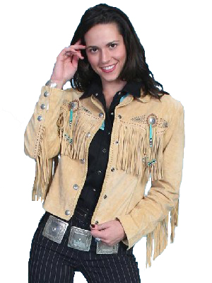 Scully Leather Coat Fawn