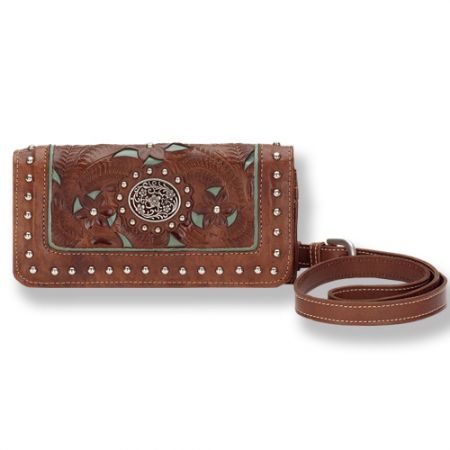 American West Lady Lace Wallet/Hipster with Removable Strap