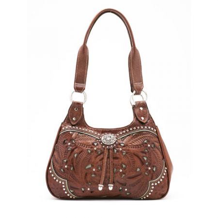 American West Three Compartment Lady Lace Scoop Tote
