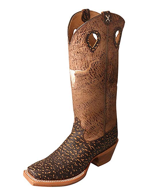 Mens Buckaroo Boot - Roca Chocolate/Craquel Cafe