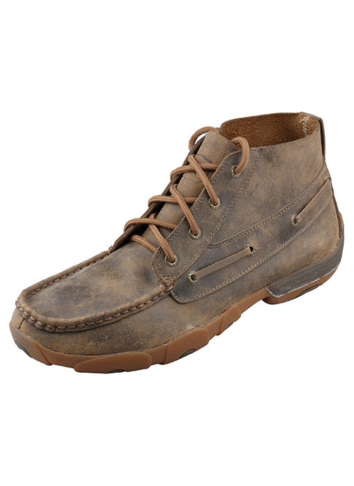 Mens Twisted X Boots Driving Moc in Bomber