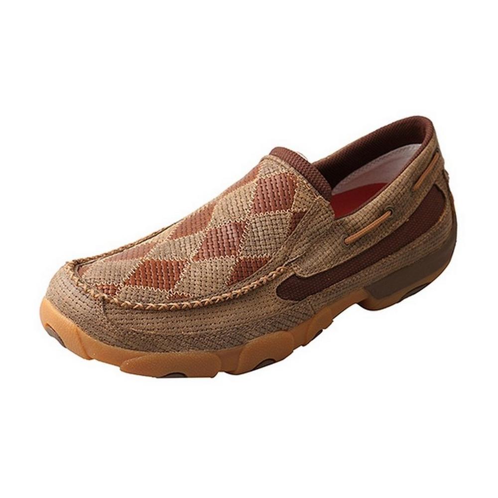 Mens Patchwork Slip On Rubber Bomber