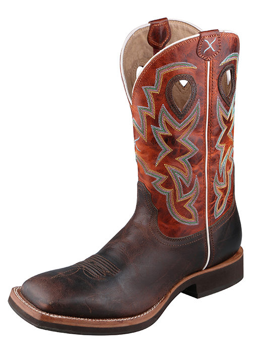 Mens Horseman Boot  Chocolate/Orange